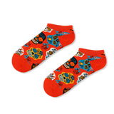 Calcetines tobilleros  Calaveras de Fiesta 💀🎊