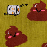 💩🧦 Calcetines Divertidos de Emoji Poop y Papel Higiénico 🚽🎉