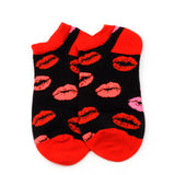 Calcetines tobilleros Divertidos con Diseño de Besos
