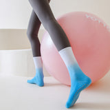 Calcetines Antideslizantes Tie-Dye de Media Caña para Yoga
