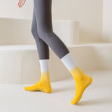 Calcetines Antideslizantes Tie-Dye de Media Caña para Yoga