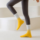 Calcetines Antideslizantes Tie-Dye de Media Caña para Yoga