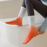 Calcetines Antideslizantes Tie-Dye de Media Caña para Yoga