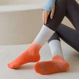 Calcetines Antideslizantes Tie-Dye de Media Caña para Yoga