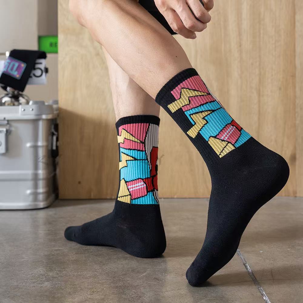 Calcetines Streetwear con Diseño Cómic