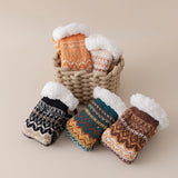 🧦✨ Calcetines Acogedores con Estampado Invernal – Para Días Fríos y Corazones Calientes ❄️❤️