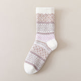 🧦 Calcetines afelpados con diseño invernal