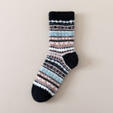🧦 Calcetines afelpados con diseño invernal
