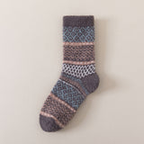 🧦 Calcetines afelpados con diseño invernal