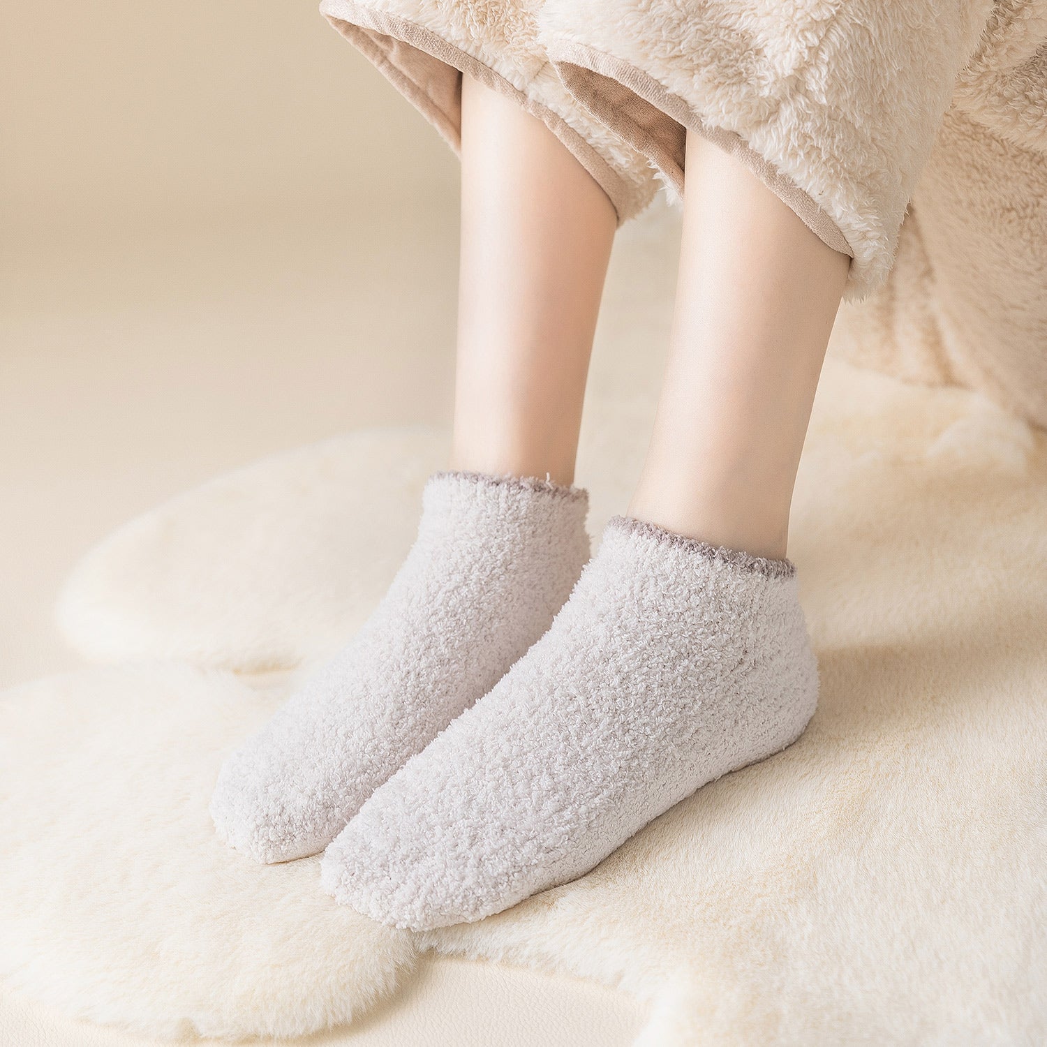 Calcetines Peludos Antideslizantes de Estar por Casa