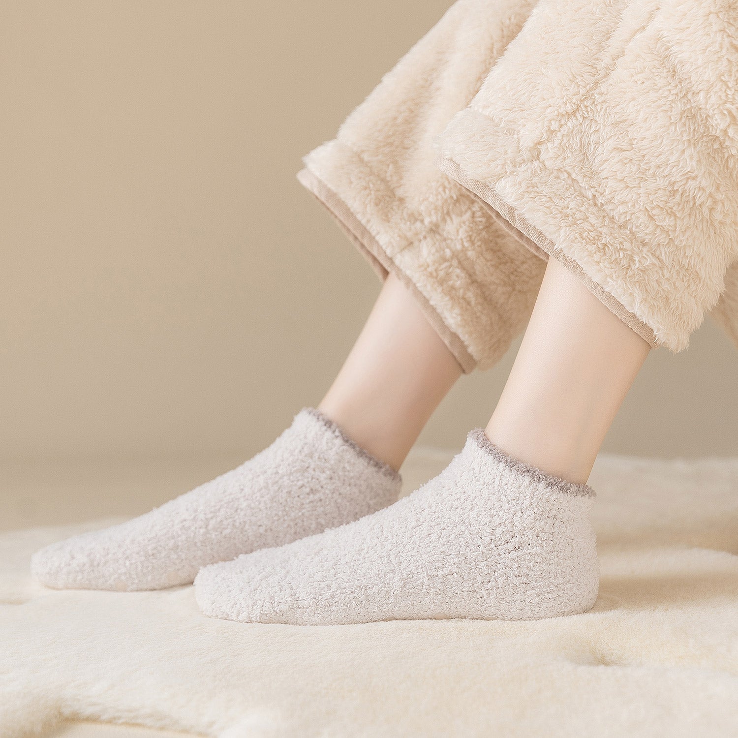 Calcetines Peludos Antideslizantes de Estar por Casa