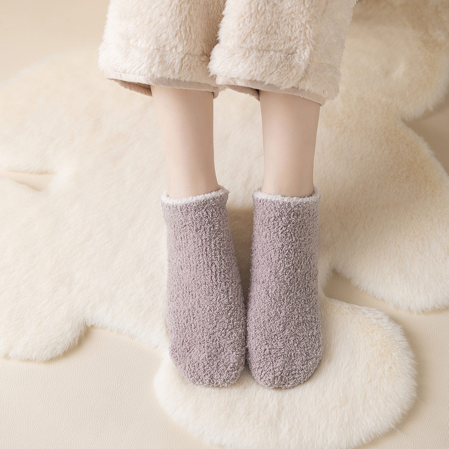 Calcetines Peludos Antideslizantes de Estar por Casa