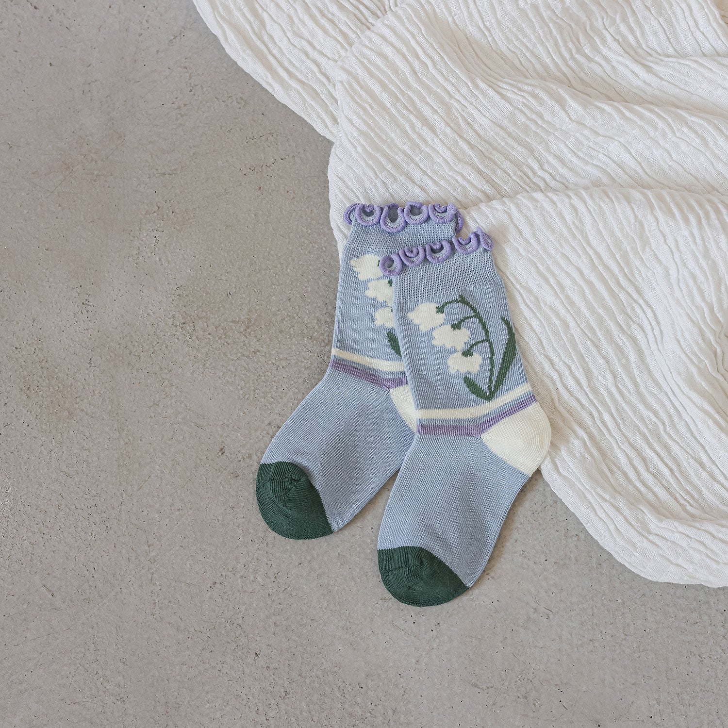 🌸Calcetines Infantiles Florales🌈🧦🌱👧