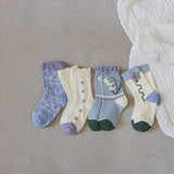 🌸Calcetines Infantiles Florales🌈🧦🌱👧