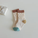 Calcetines Infantiles con Lazos y Flores