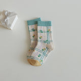 Calcetines Infantiles con Lazos y Flores