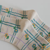 Calcetines Infantiles con Lazos y Flores