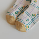 Calcetines Infantiles con Lazos y Flores