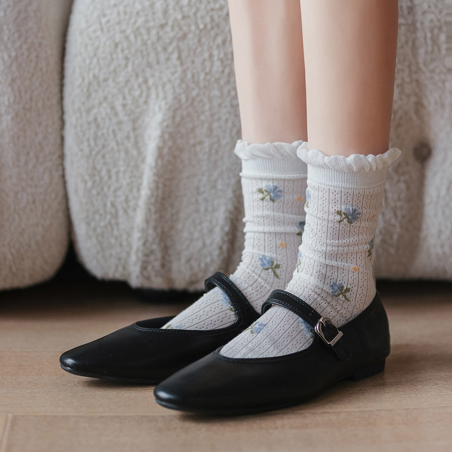 🌷Calcetines con Detalles Dulces🎀