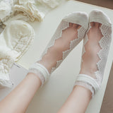 🌿✨ Encanto de Encaje Dulce ✨🧦