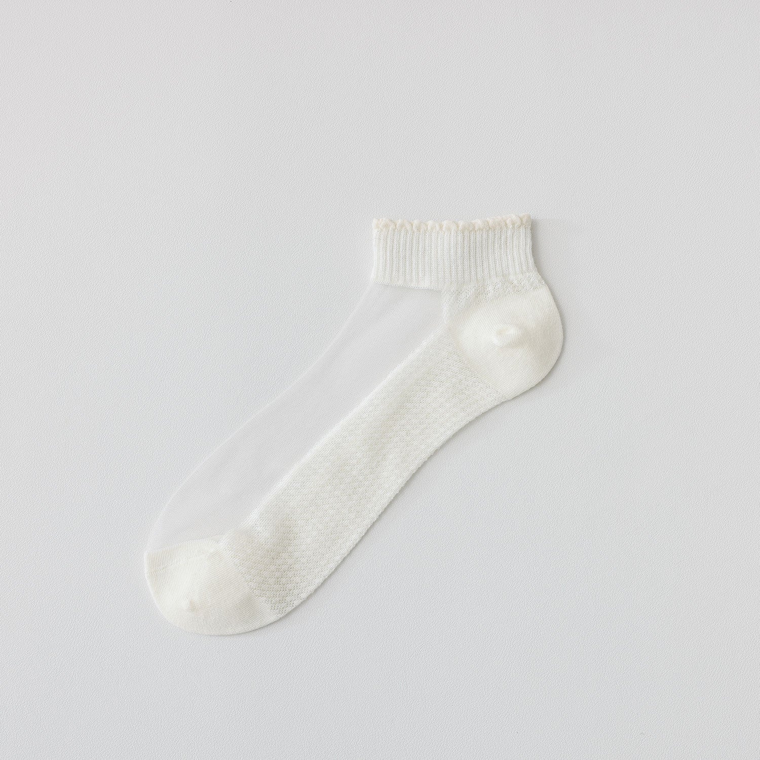 ✨ Calcetines "Sueño de Encaje Transparente" 🧦🤍🌙