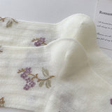 🌿 Calcetines "Flores de Primavera" 💜✨