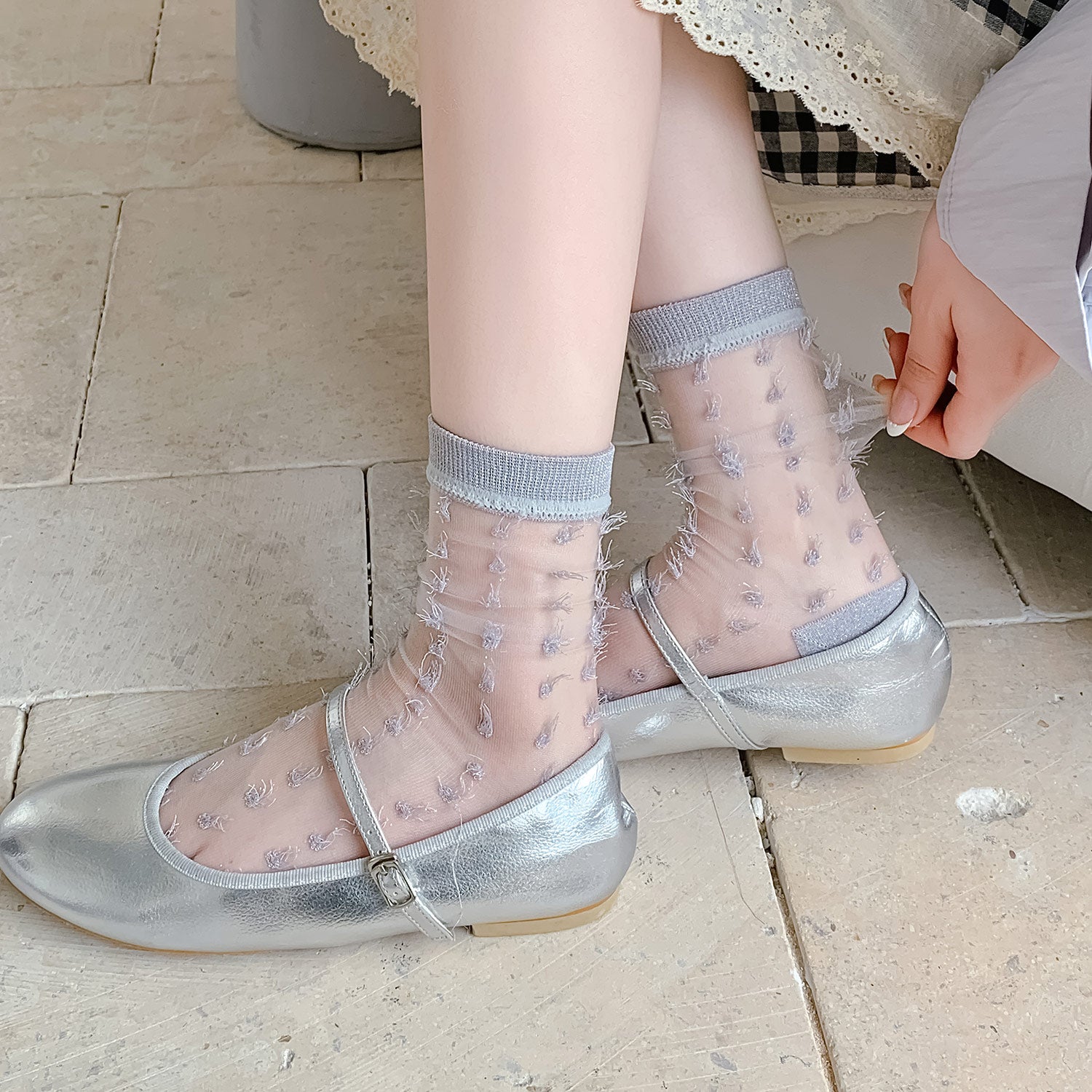 ✨ Medias Transparentes "Sueño de Mariposas" 🦋🌙