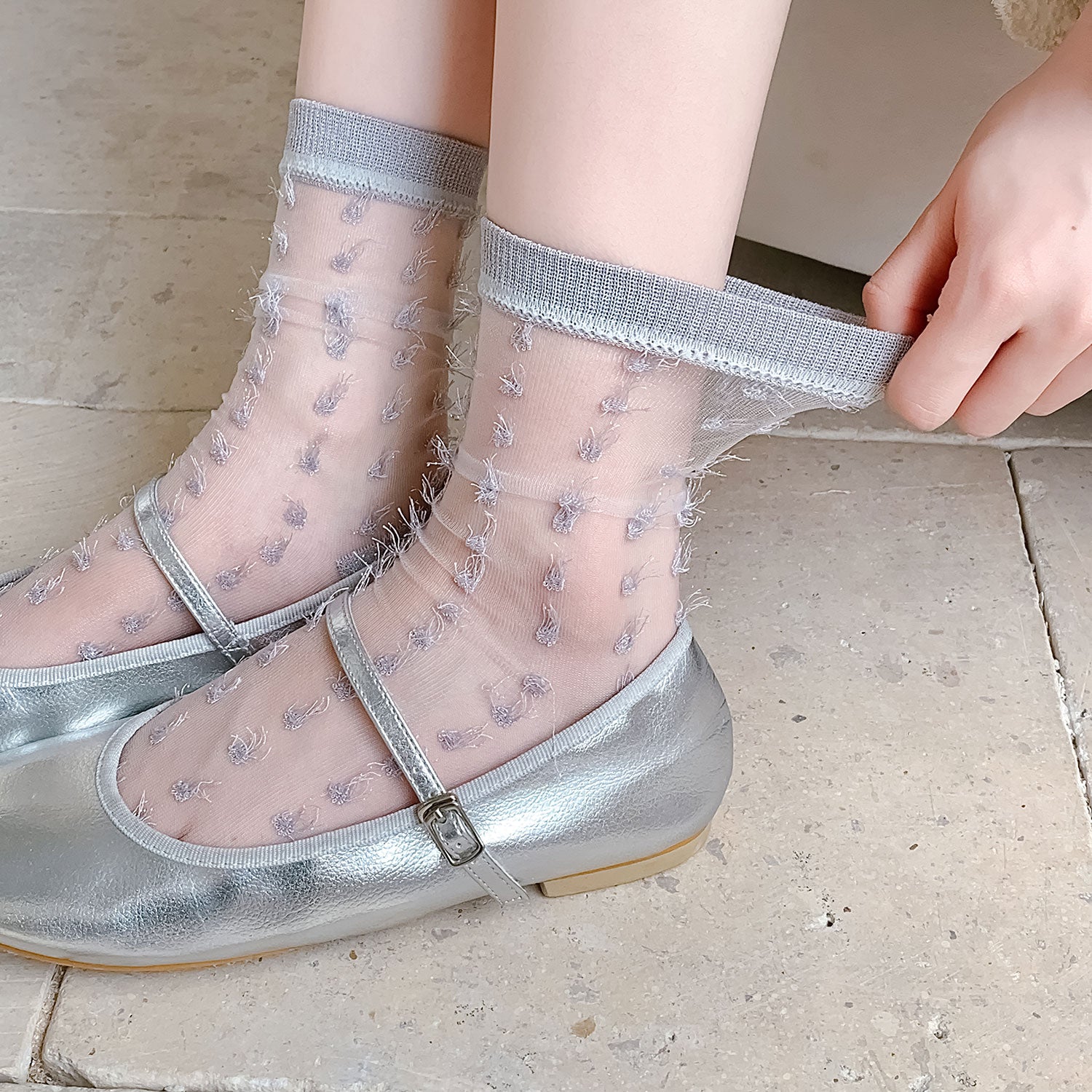 ✨ Medias Transparentes "Sueño de Mariposas" 🦋🌙