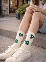 Calcetines Negros “Hey” – Estilo Urbano