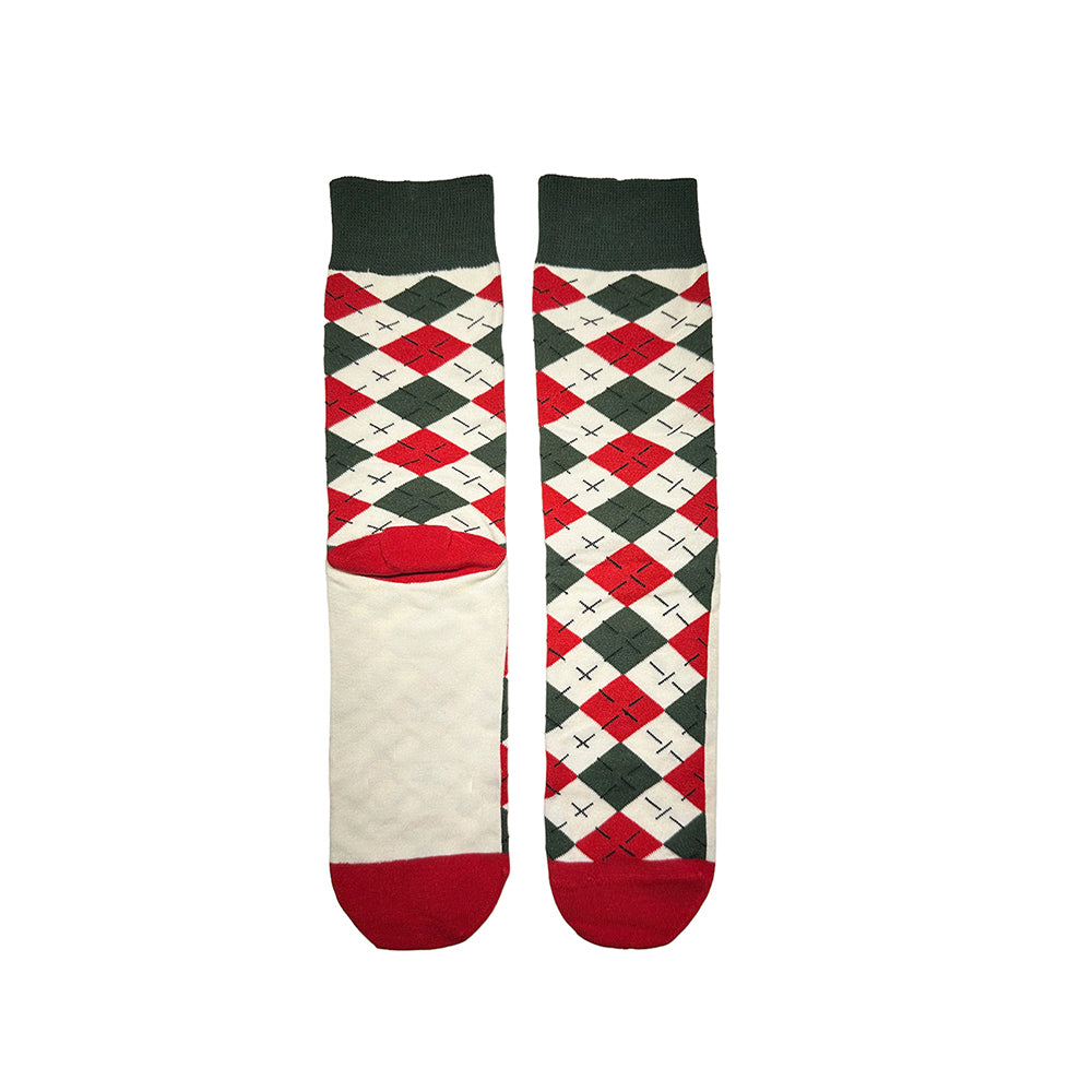 🧦 Calcetines Navideños con Copos de Nieve 🎄✨