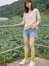 Calcetines “Hojas Felices” 🍃