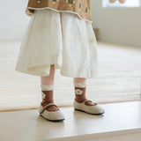 Calcetines Infantiles con Lazos y Flores