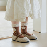 Calcetines Infantiles con Lazos y Flores