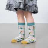 Calcetines Infantiles con Lazos y Flores