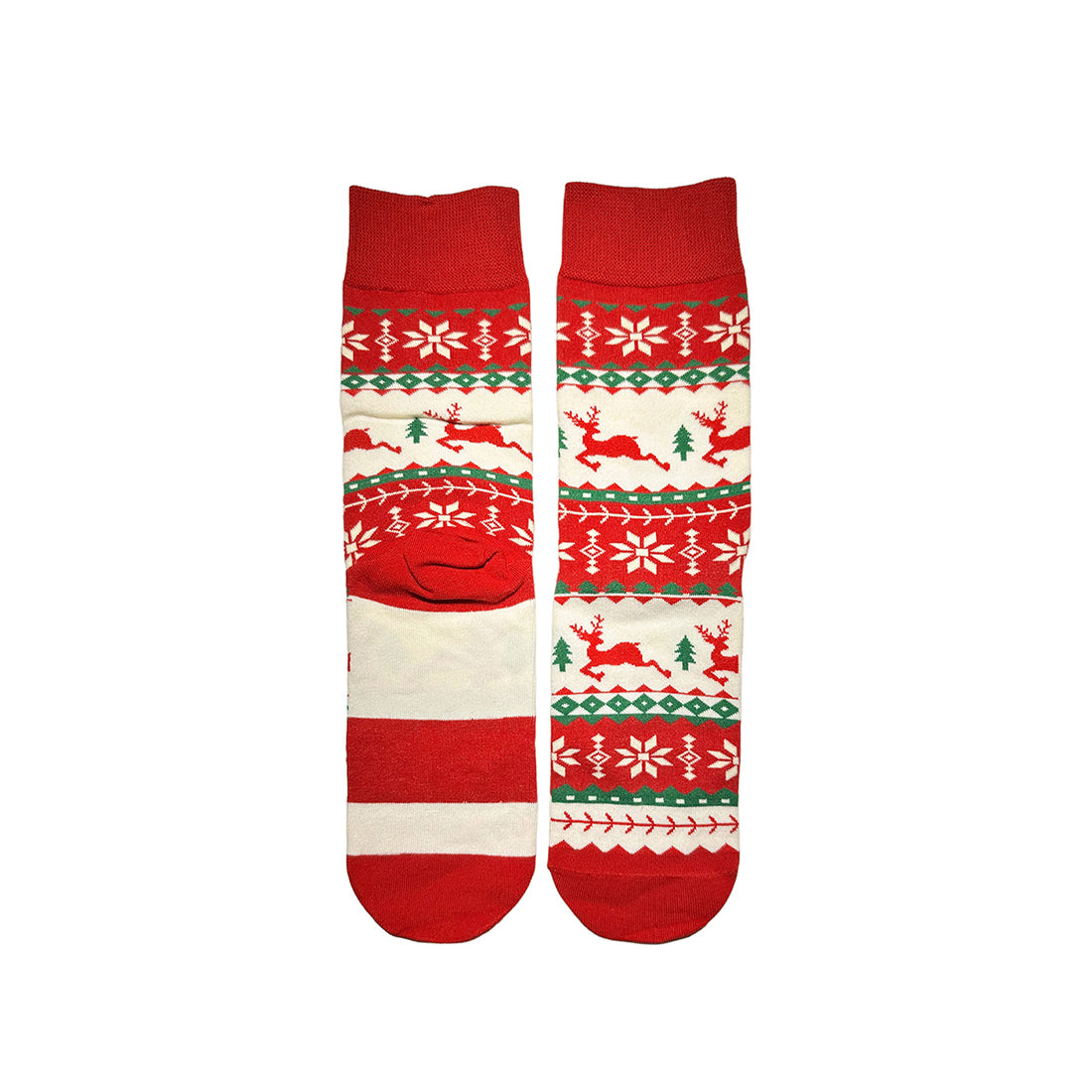🧦 Calcetines Navideños con Copos de Nieve 🎄✨