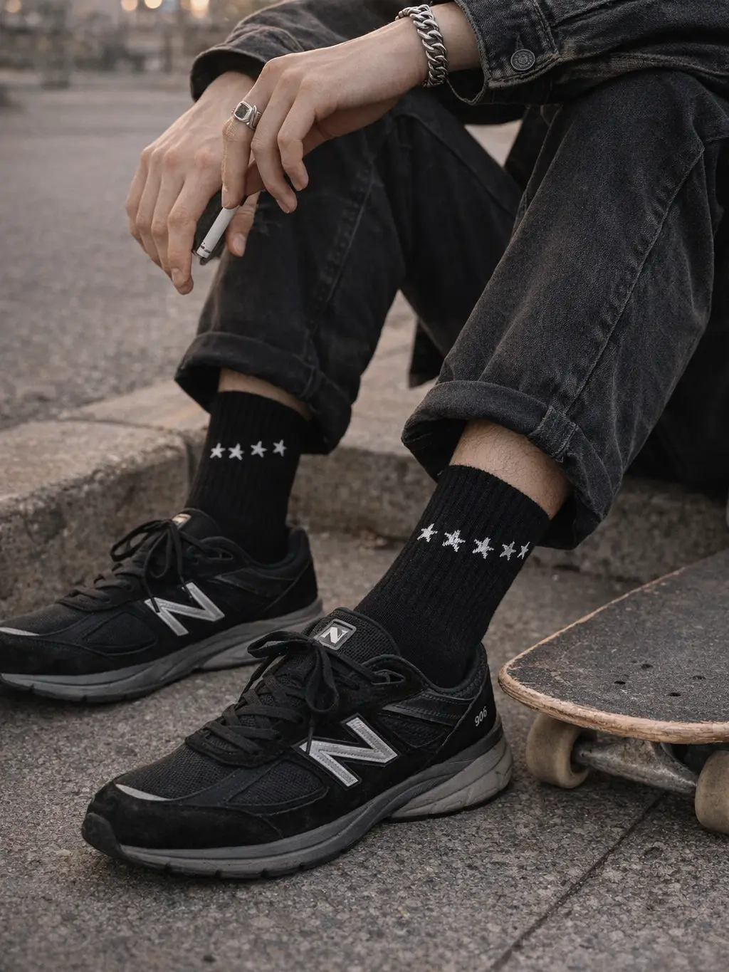 Calcetines Estrella Nocturna 🌙⭐🧦
