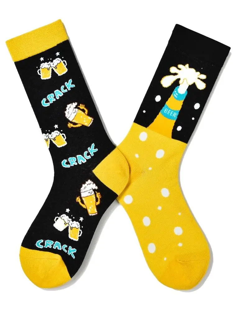 Calcetines “Beer Crack” 🍺💥🧦