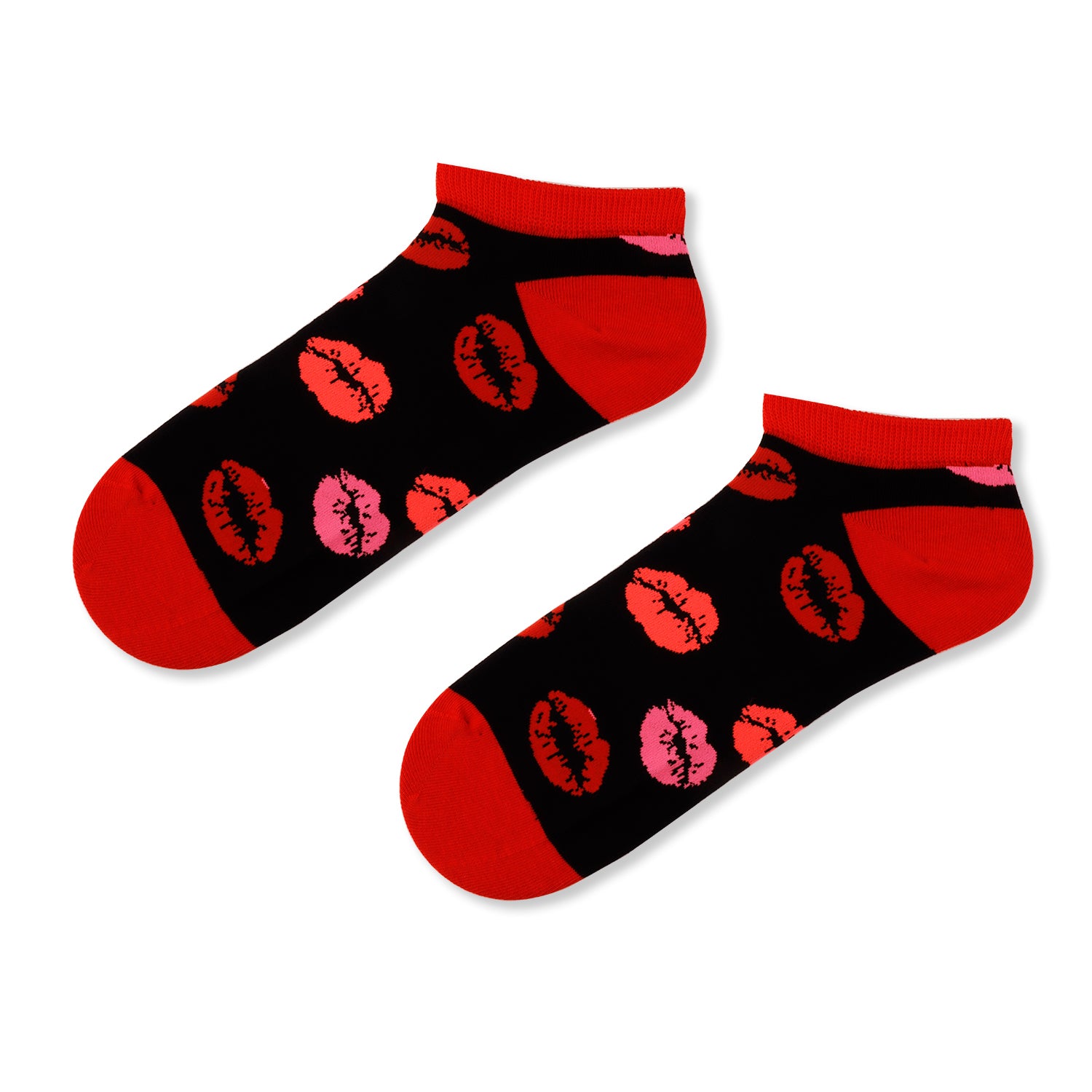 Calcetines tobilleros Divertidos con Diseño de Besos