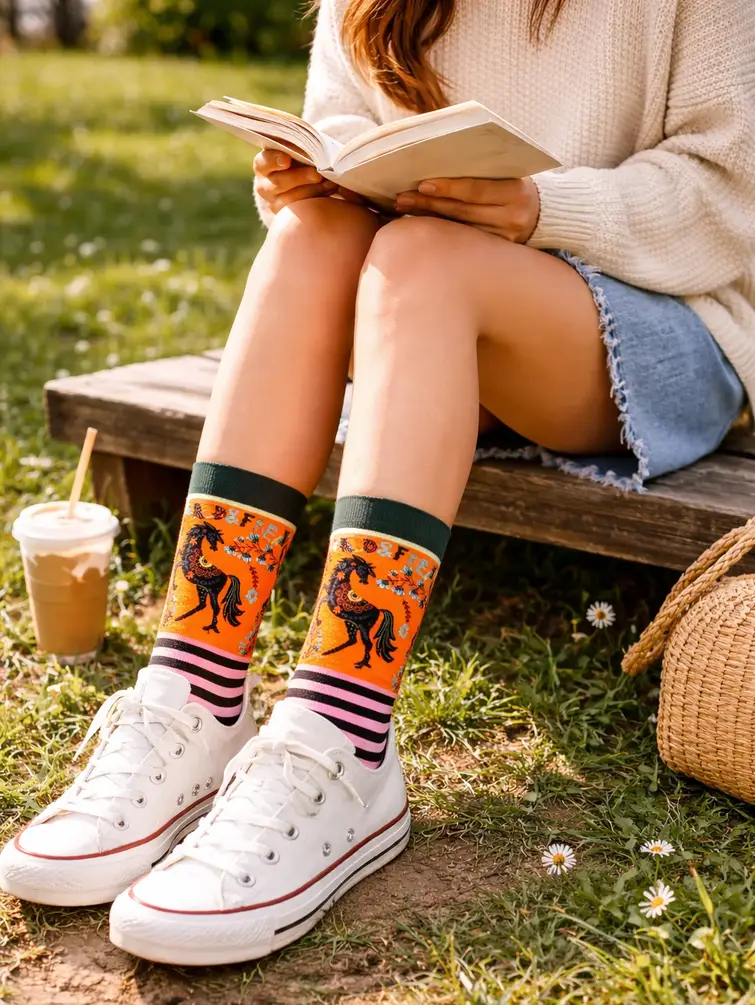 Calcetines “Wild & Free” 🐎🔥🧦