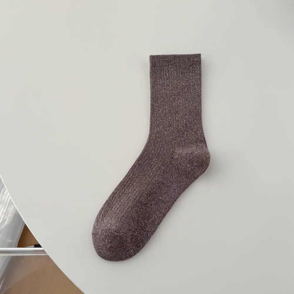 Calcetines Brillo Elegante ✨🧦💫