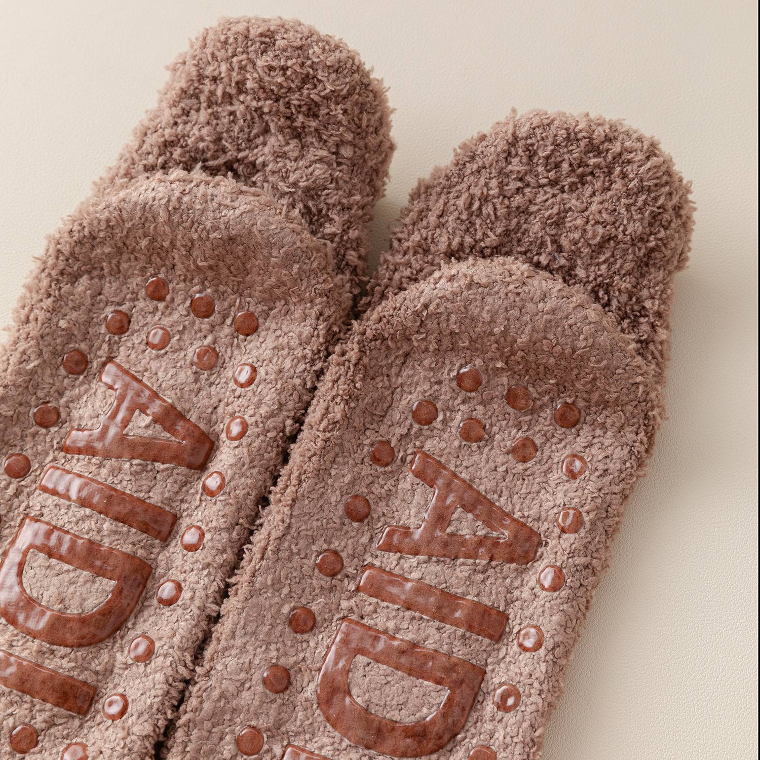 Calcetines de Estar por Casa Cortos, Peludos y Antideslizantes
