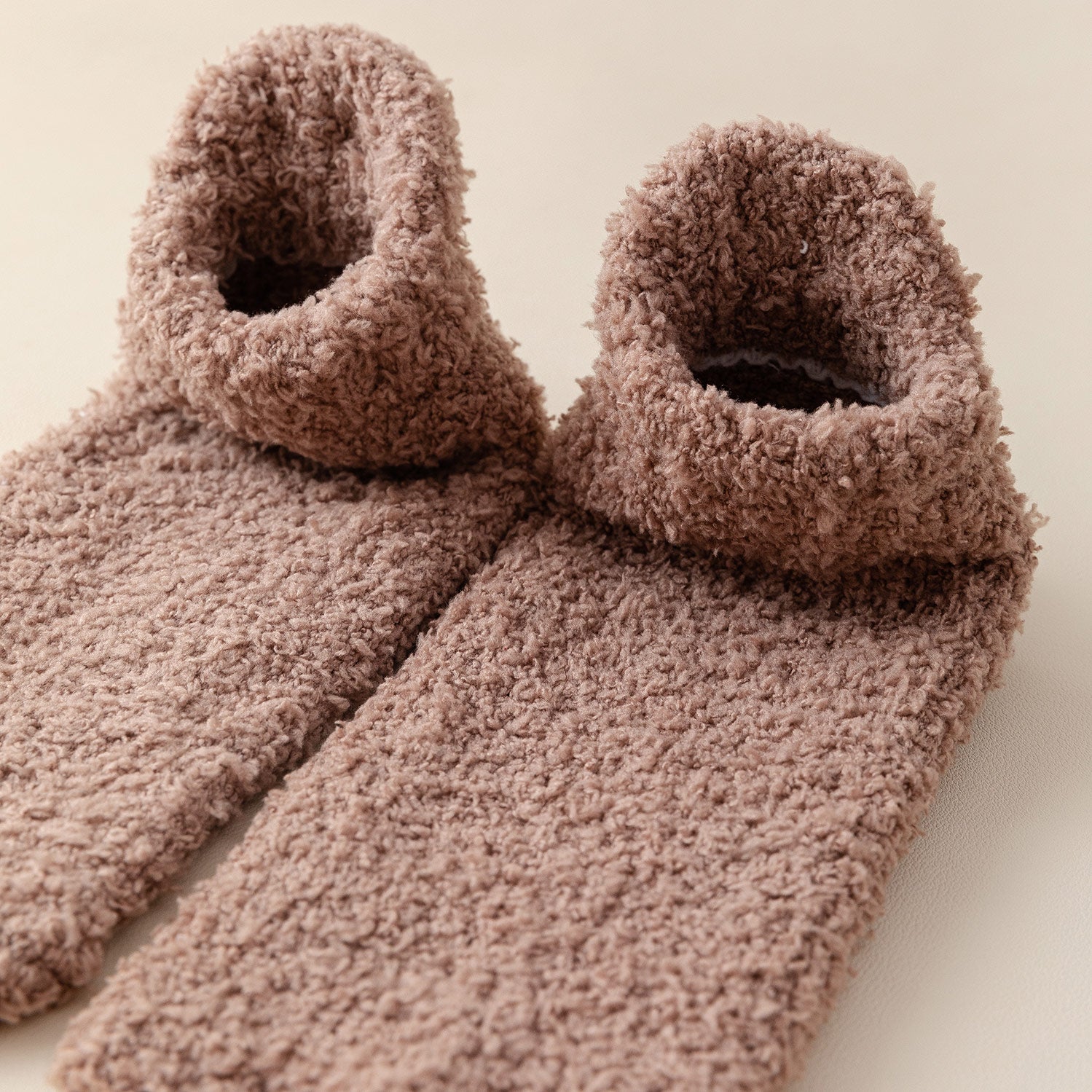 Calcetines de Estar por Casa Cortos, Peludos y Antideslizantes