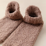 Calcetines de Estar por Casa Cortos, Peludos y Antideslizantes