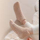Calcetines de Estar por Casa Cortos, Peludos y Antideslizantes