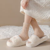 🧦✨ Calcetines Peluditos para el Invierno — ¡Dulces, Suaves y Súper Cálidos! 🐻❄️