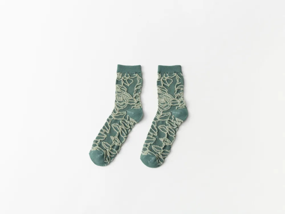 Calcetines con Estampado Floral