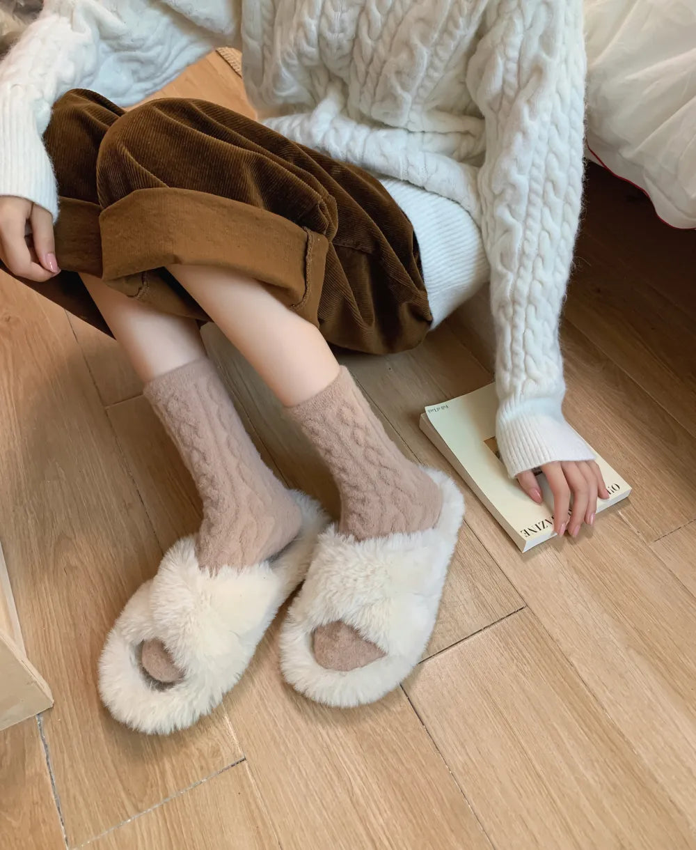 Calcetines Trenzados Clásicos