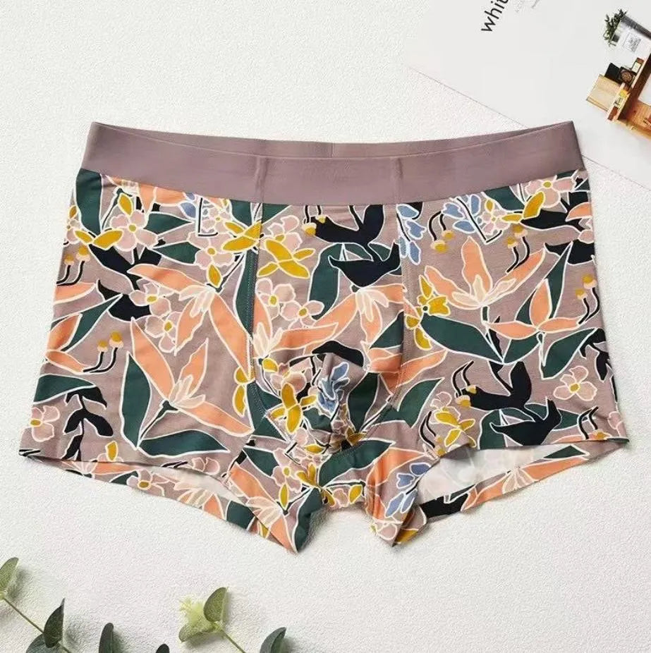 Calzoncillo Bóxer Estampado Tropical