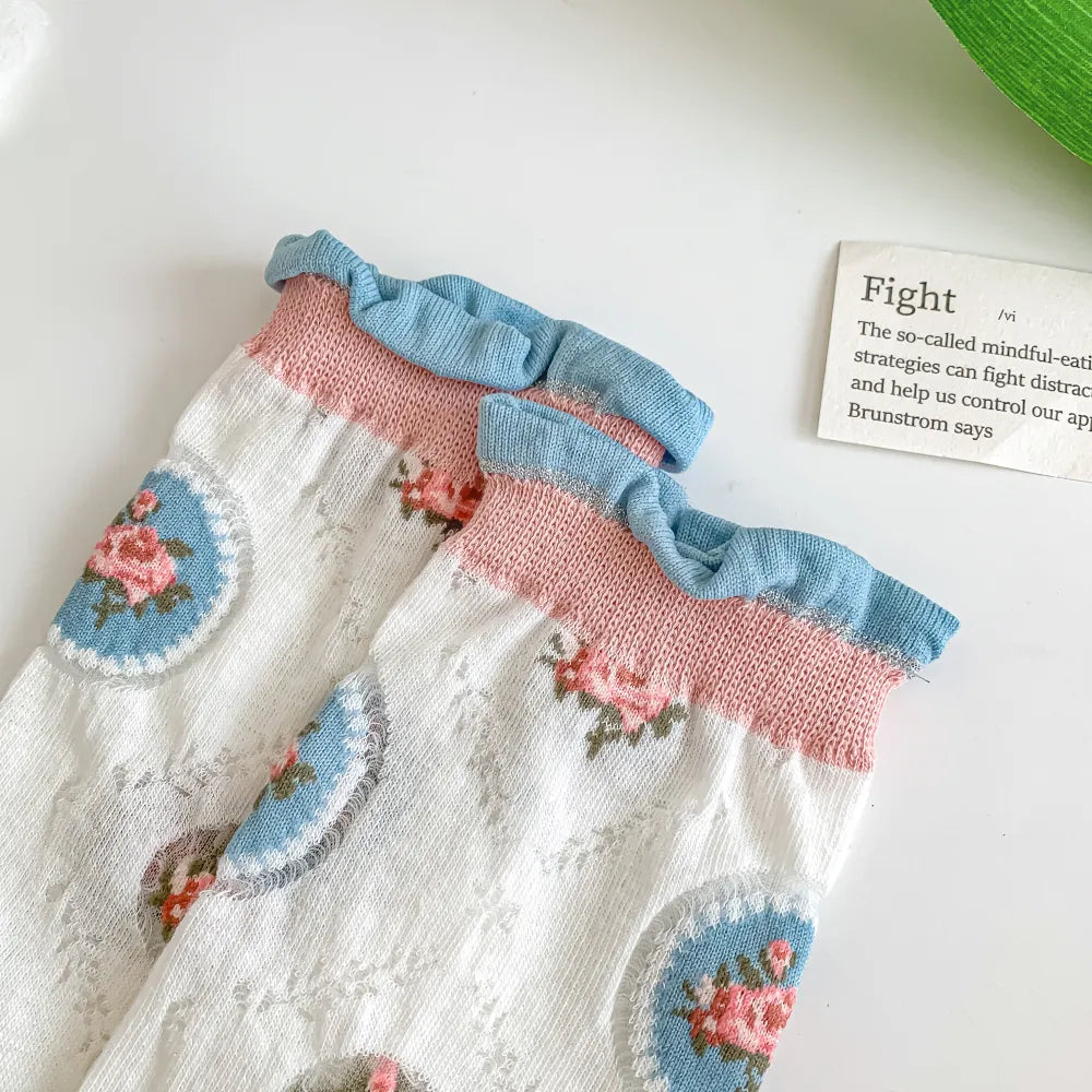 Calcetines Florales Vintage