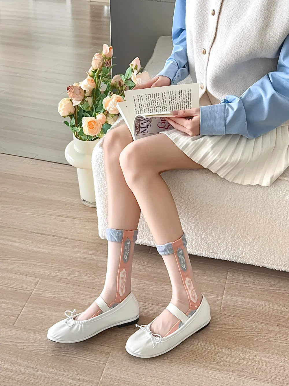 Calcetines de Tul Vintage